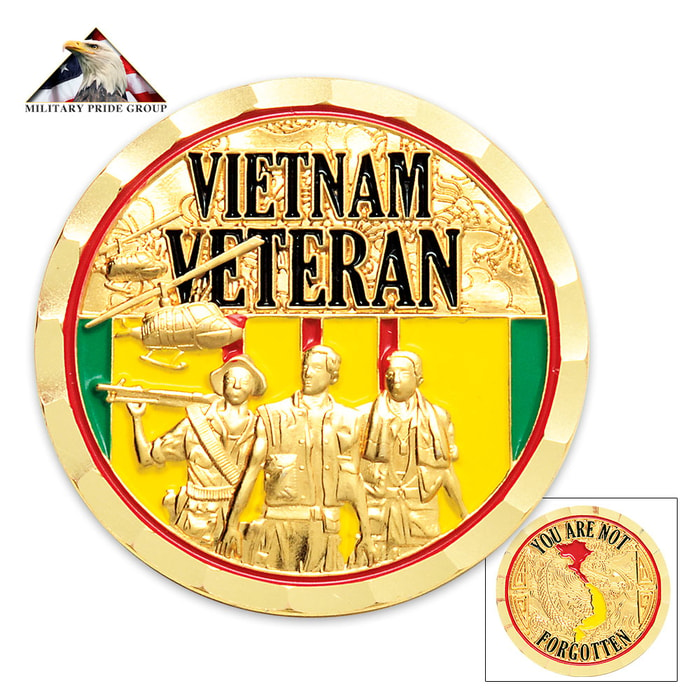 Vietnam Veteran Not Forgotten Tribute Coin