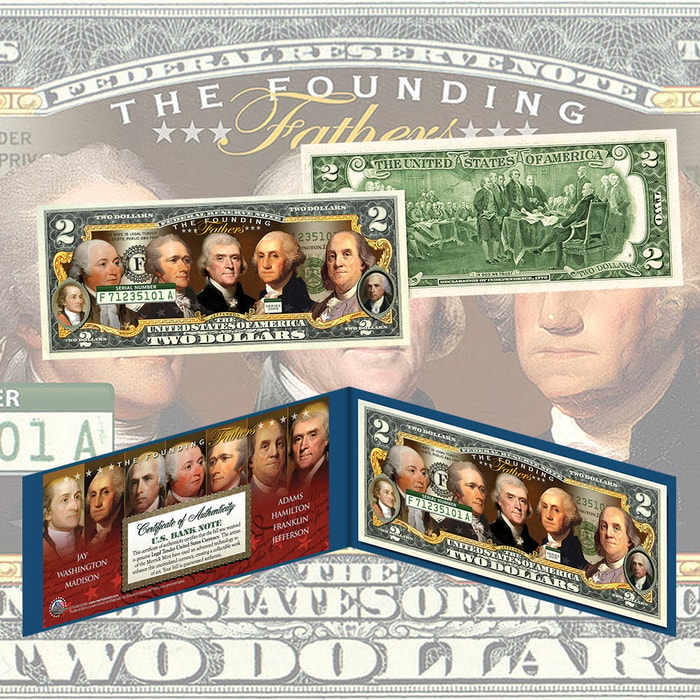 Founding Fathers Two-Dollar Bill