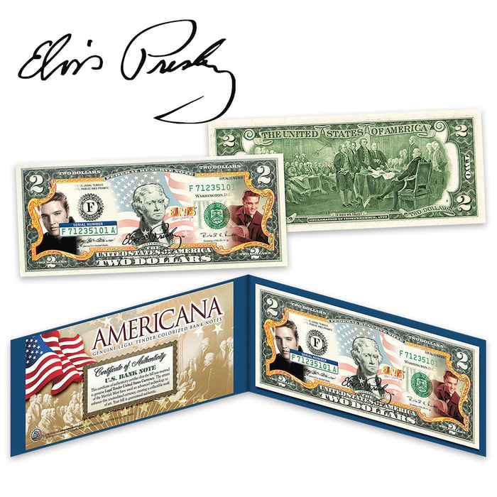 Elvis Americana Two-Dollar Bill