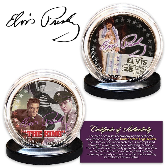 Elvis The King And Final Concert - Set Of Two