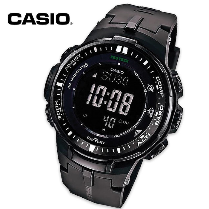 Casio Pro Trek Tactical Watch Black