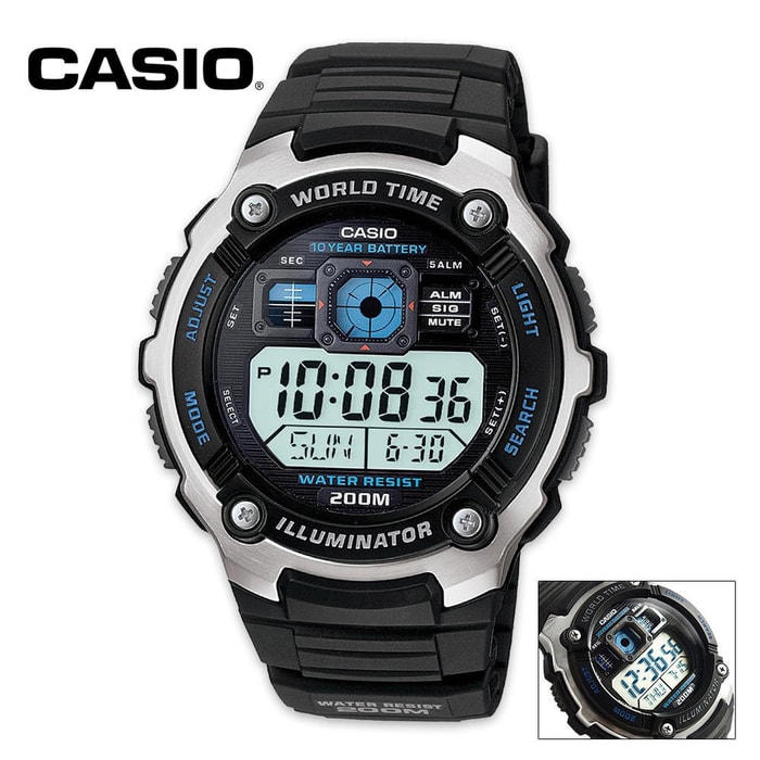Casio Classic Digital Watch With LED