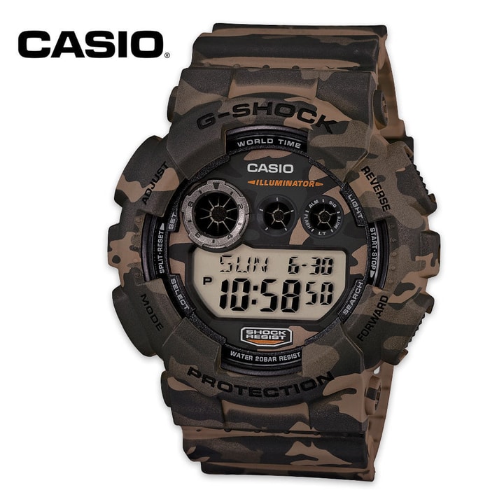 Casio Digital Camo Watch