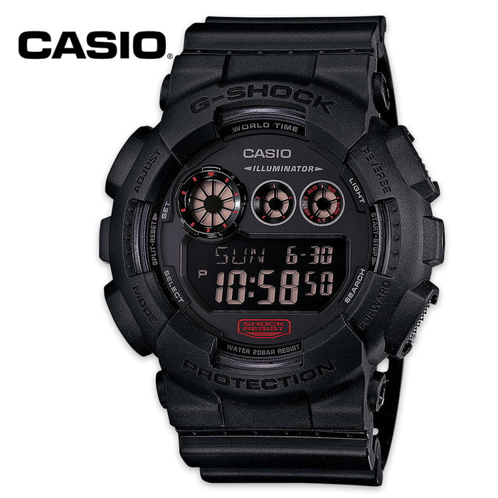 Casio G-Shock Digi Military Black LED Watch