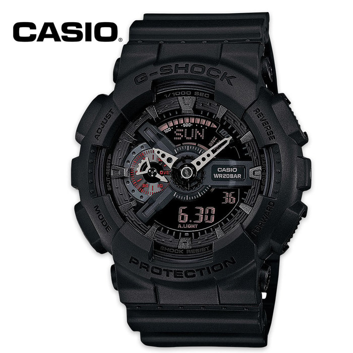 Casio G-Shock Ana-Digi Black Military Watch