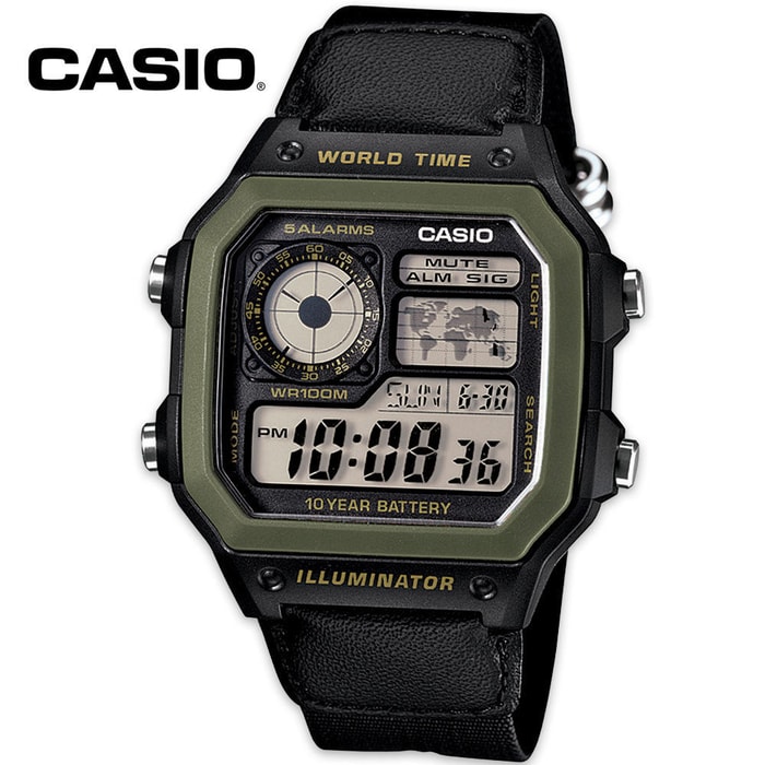 Casio Digital Sport Watch With 10-Yr Battery