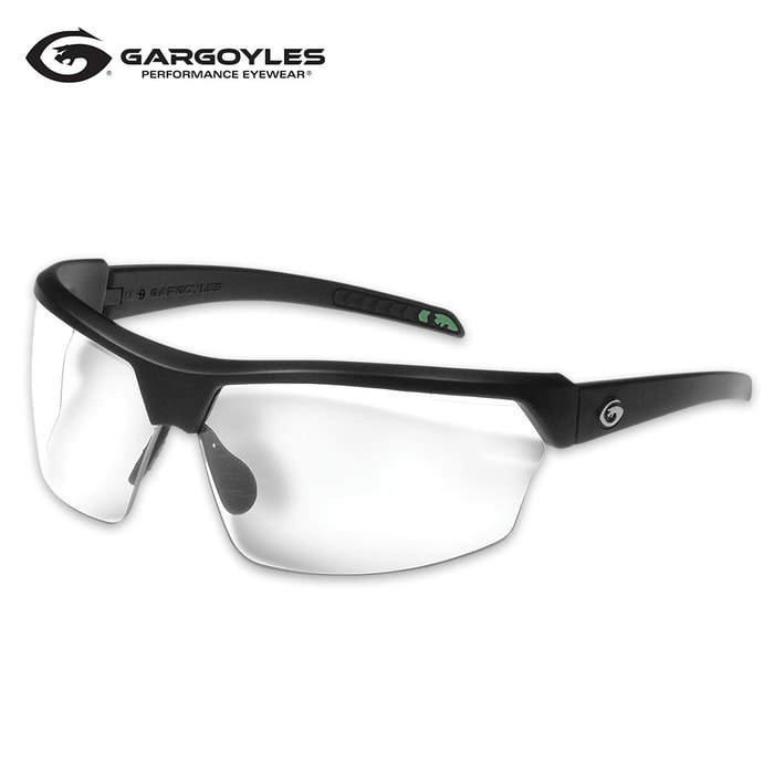 Gargoyles Cardinal PR Black Sunglasses - Clear Lens