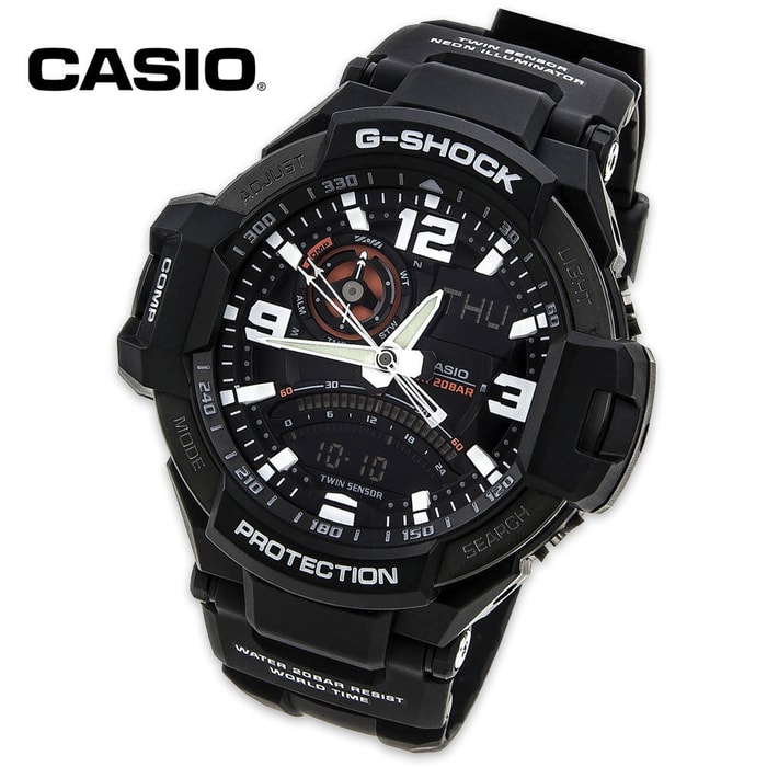 Casio G Shock G Aviation Gravity Master Tactical Watch