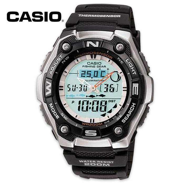 Casio Fishing Timer And Moon Watch