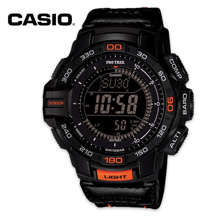 Casio Pro Trek Solar Triple Sensor Tactical Watch