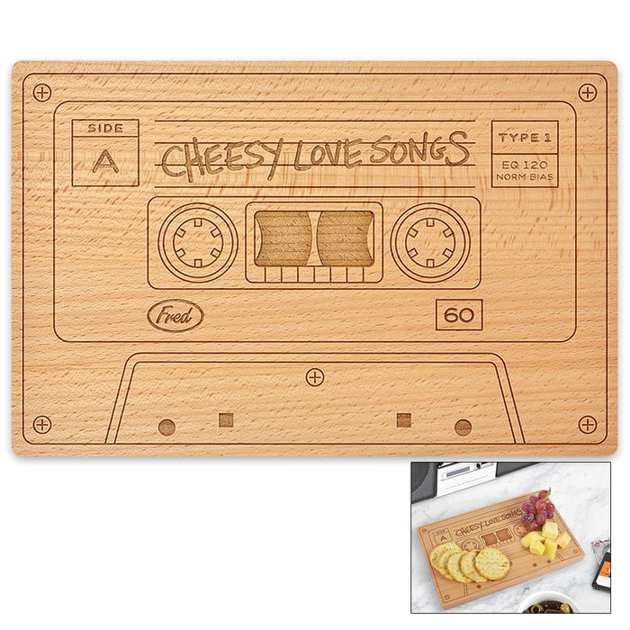 Cheesy Mix Tape Cheese Board