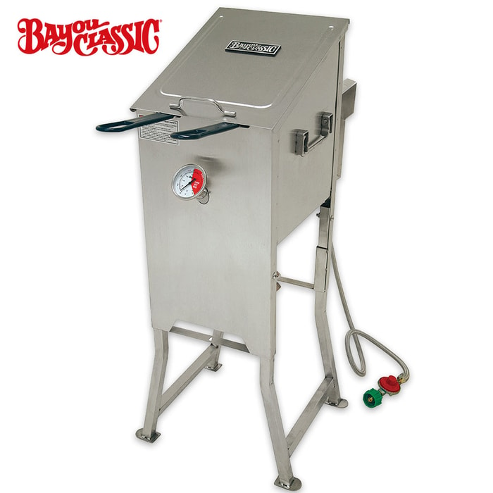 4-Gallon Bayou Fryer - Two Stainless Steel Baskets