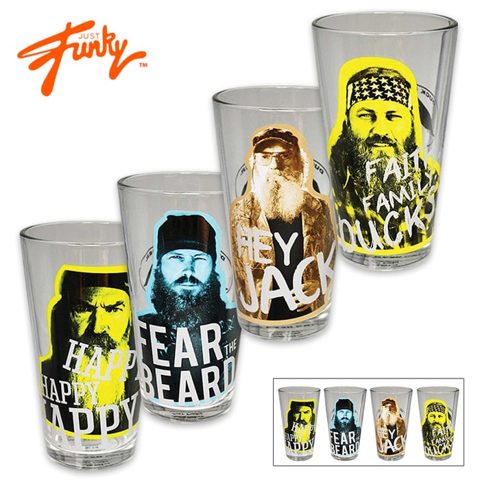 Duck Dynasty Set of Four Pint Glasses
