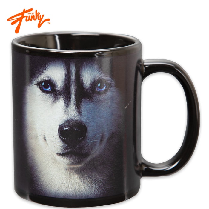 Just Funky Mountain Series Siberian Husky Face 11-oz. Coffee Mug