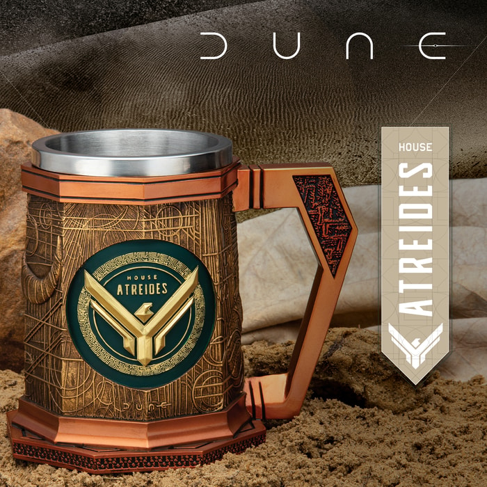 A front view of the Dune Atredes Mug
