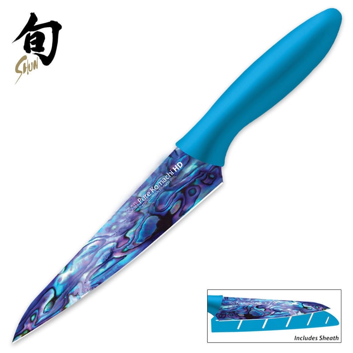 Kershaw Abalone Pattern Utility Knife with Sheath