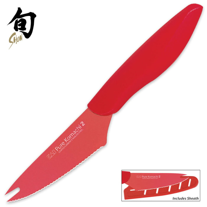 Kershaw Red Tomato Knife with Sheath