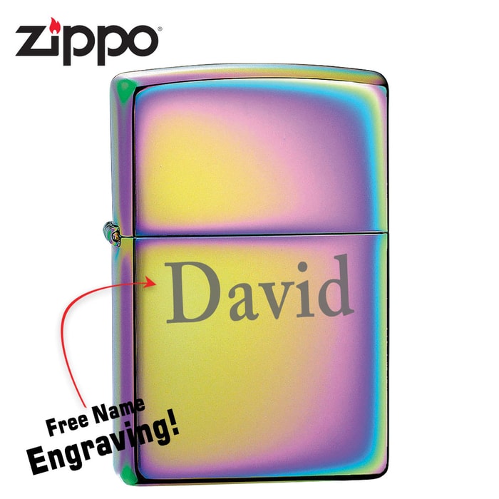 Zippo Spectrum Lighter - FREE Engraving