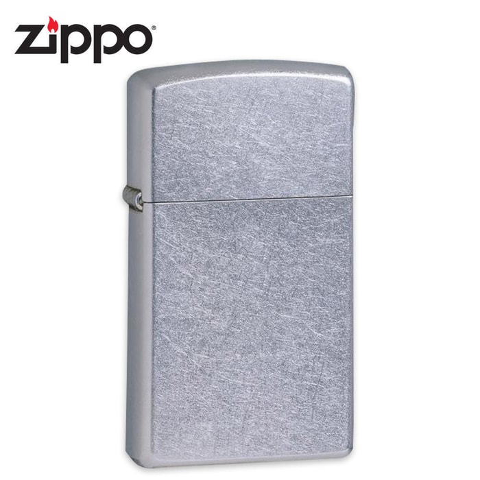 Zippo Slim Street Chrome Lighter
