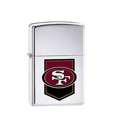Zippo NFL San Francisco 49ers High Polish Chrome Lighter