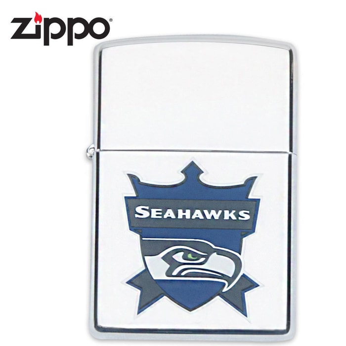 Zippo NFL Seattle Seahawks High Polish Chrome