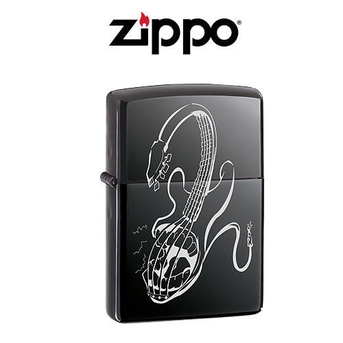 Zippo Black Ice Screaming Guitar Lighter