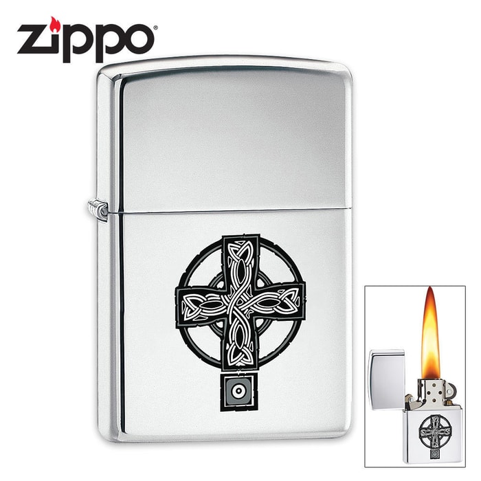 Zippo Celtic Cross Lighter