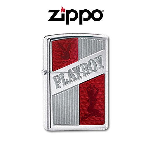 Zippo Playboy Ruby Red Armor Lighter