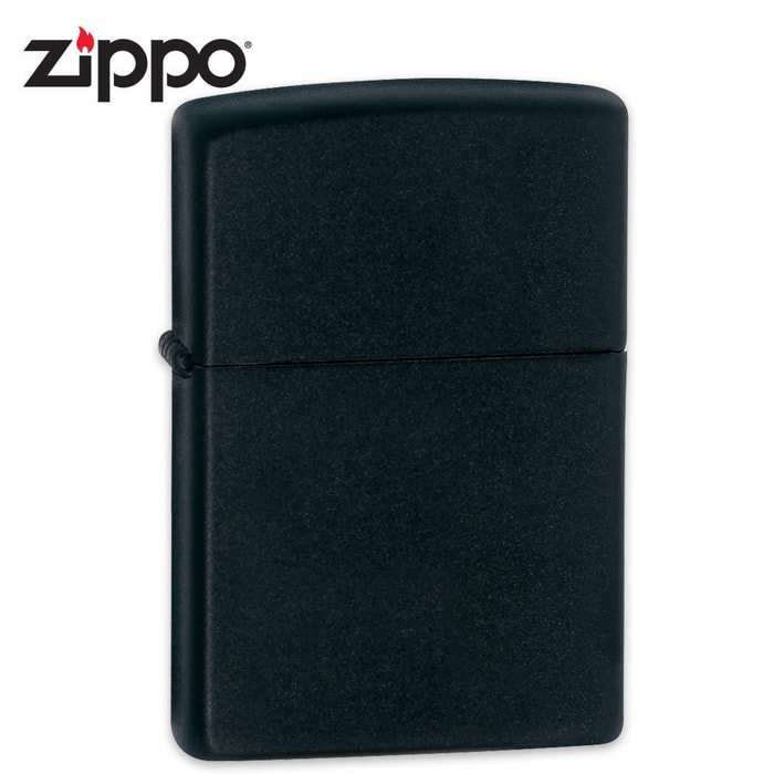 Zippo Black Matte Lighter