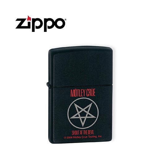 Zippo 24563 Black Matte Motley Crue Lighter