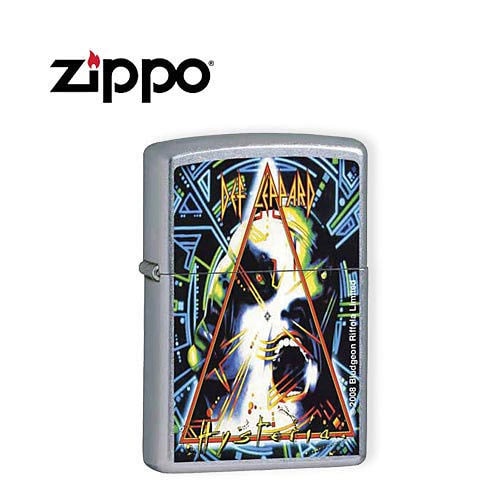Zippo Street Chrome Def Leppard Lighter