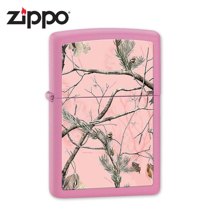 Zippo Realtree APG Pink Matte Lighter