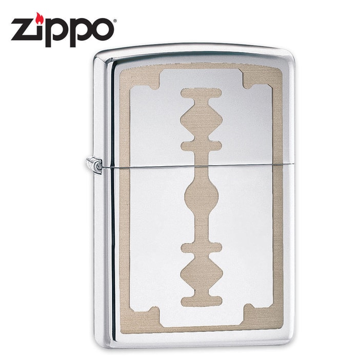 Zippo Razor Blade High Polish Chrome Lighter