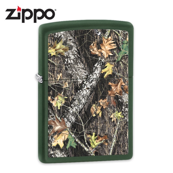Zippo Break-Up Green Matte Mossy Oak Windproof Lighter