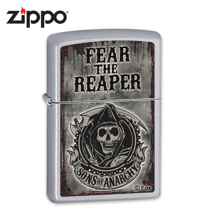 Zippo Sons Of Anarchy Fear The Reaper Windproof Lighter