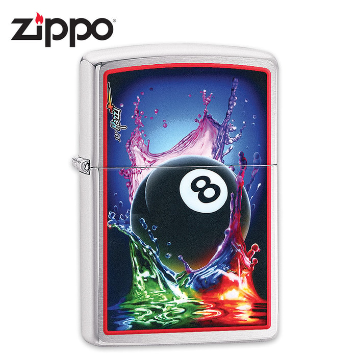 Mazzi Fantasy Eight Ball Zippo Lighter