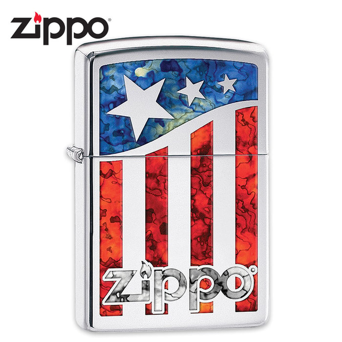 Zippo Fusion US Flag Lighter