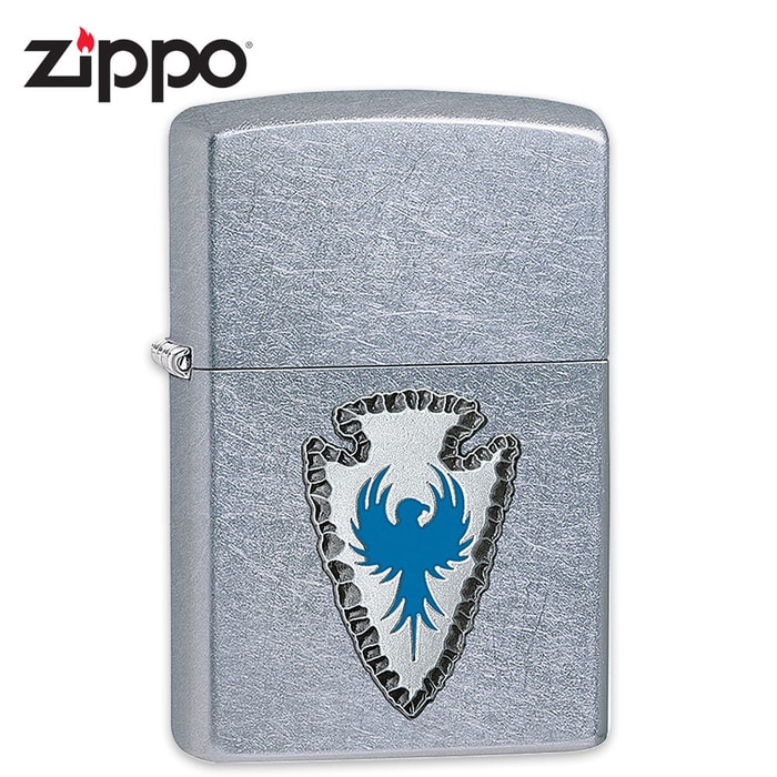 Zippo Classic Arrowhead Emblem With Bird Lighter