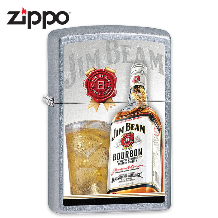 Zippo Jim Beam Bourbon On The Rocks Lighter