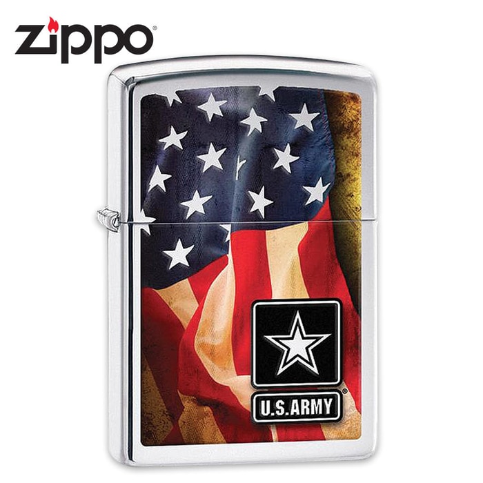 Zippo US Army High Polish Chrome