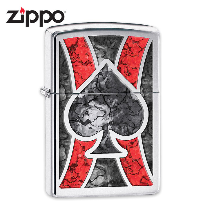 Zippo Ace High Polish Chrome Fusion