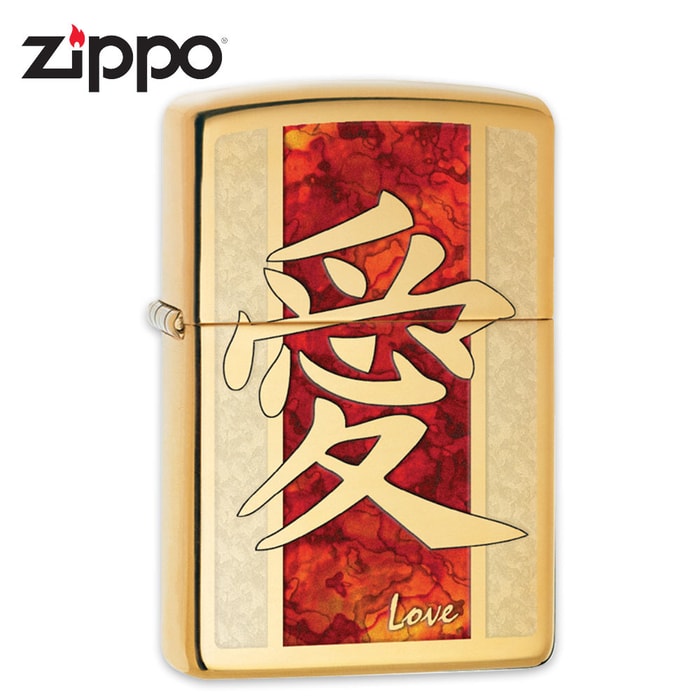 Zippo Chinese Love Brass
