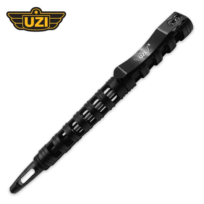 UZI Tactical Glass Breaker Pen Black