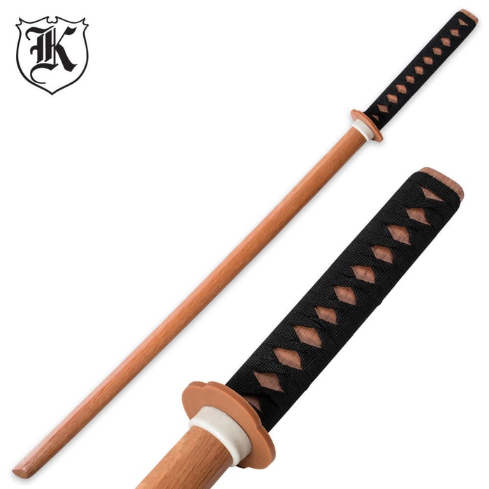 Natural Wooden Daito Bokken Practice Katana Sword 