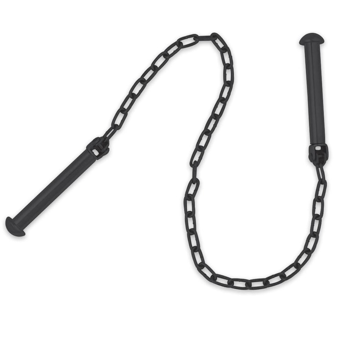 40 Inch Steel Manriki Throwing Chain Black