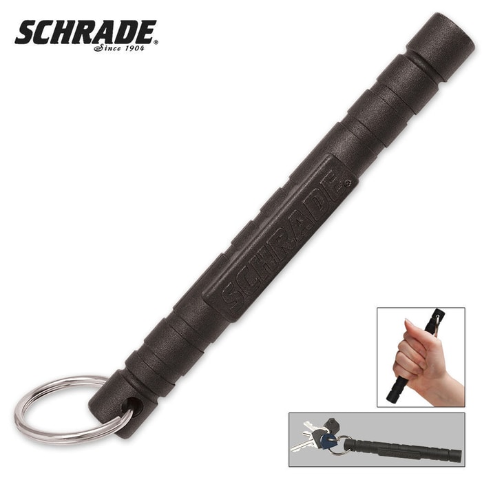 Schrade Self Defense Key Chain Rod Black