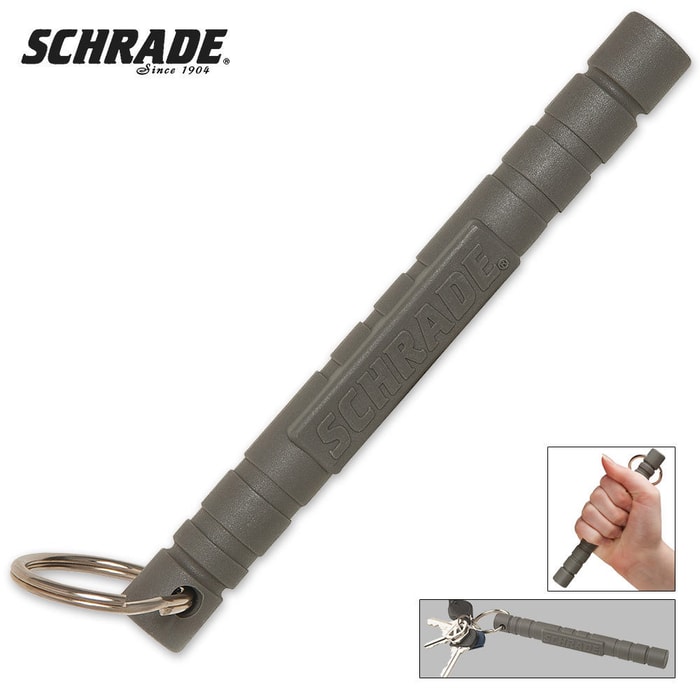 Schrade Self Defense Key Chain Rod Gray