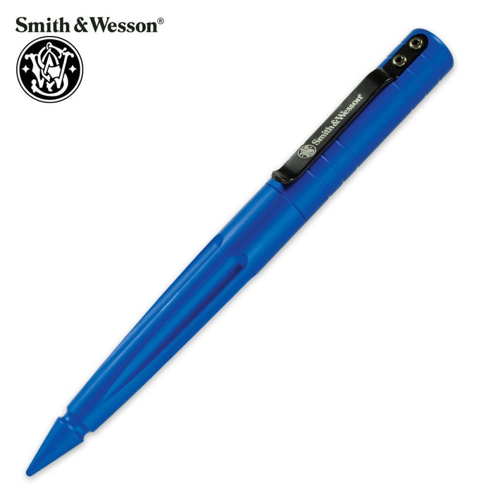 Smith & Wesson SWPENBL Blue Tactical Pen