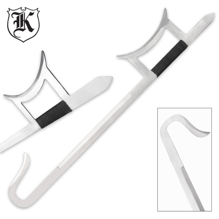 Chinese Martial Arts Silver Hook Sword