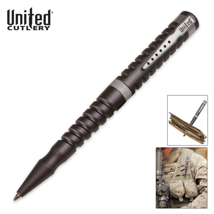United Cutlery Self Defense Tactical Pen Silver